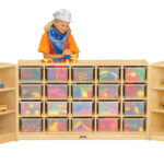 20 Cubbie Tray Triple Fold-n-Lock