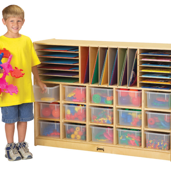 Sectional Cubbie Tray Mobile Unit