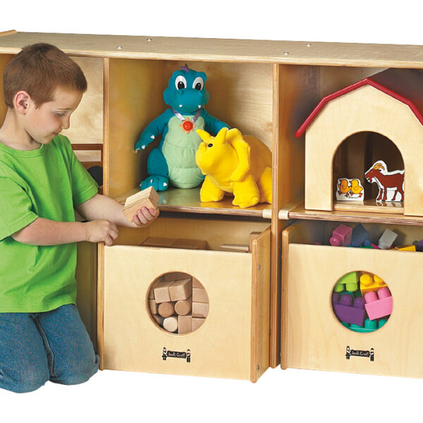 See-n-Wheel Shelf with Bins