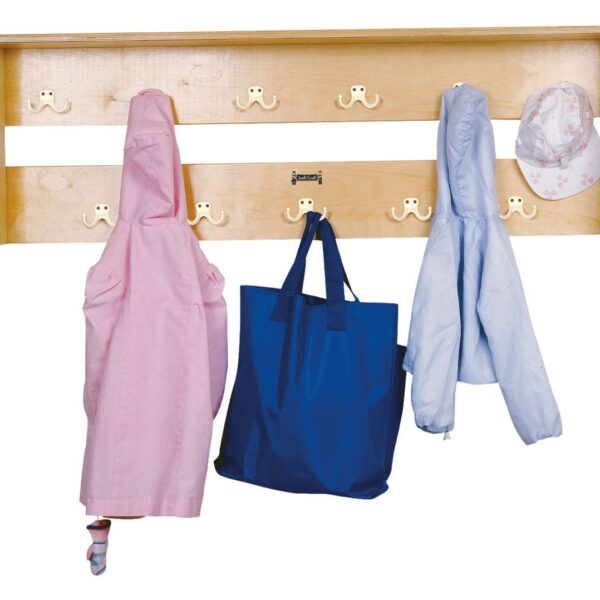 Double Wall Mount Coat Rail