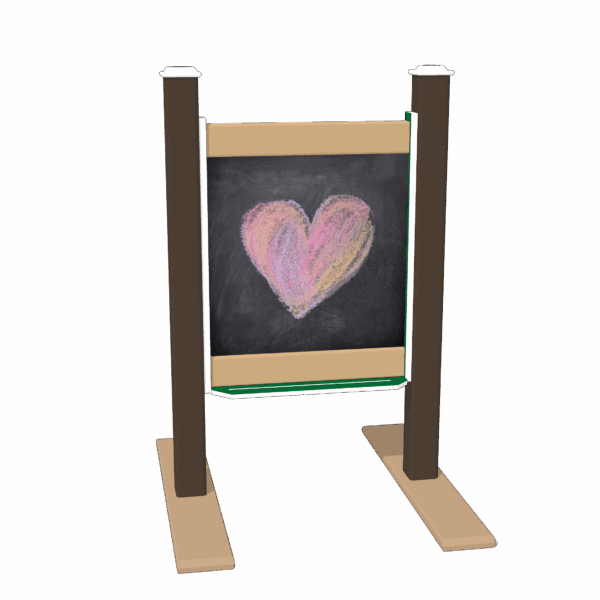 2′ Wide Magnetic Chalkboards