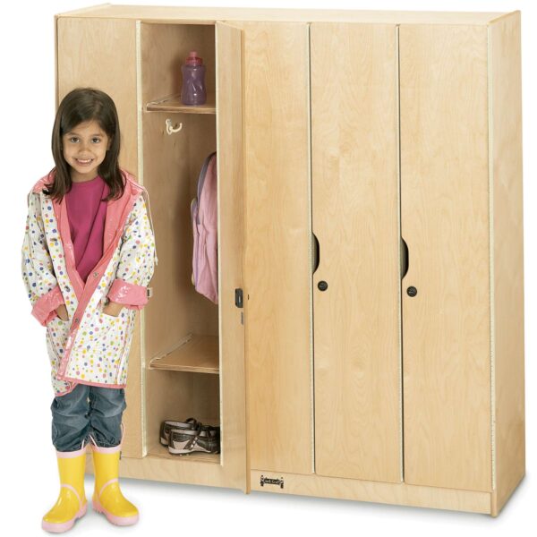 5 Section Lockers with Doors