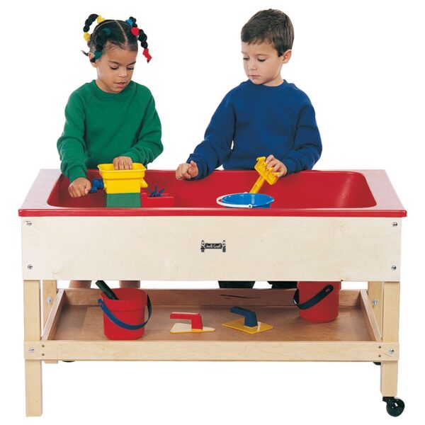 Sensory Table with Shelf