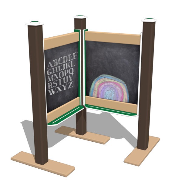 Double - 2′ Wide Magnetic Chalkboards