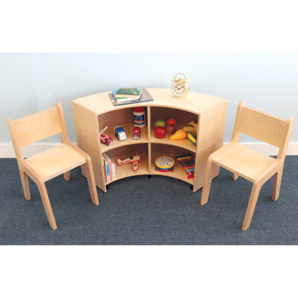 Curve Out Mobile Storage Cabinet