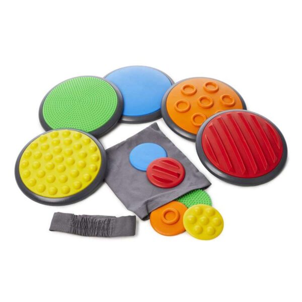 Sensory Tactile Discs, Beginners, Set of 5